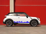 Mini Cooper Stickers TOWN Graphic | Clubman Stickers | Countryman Stickers