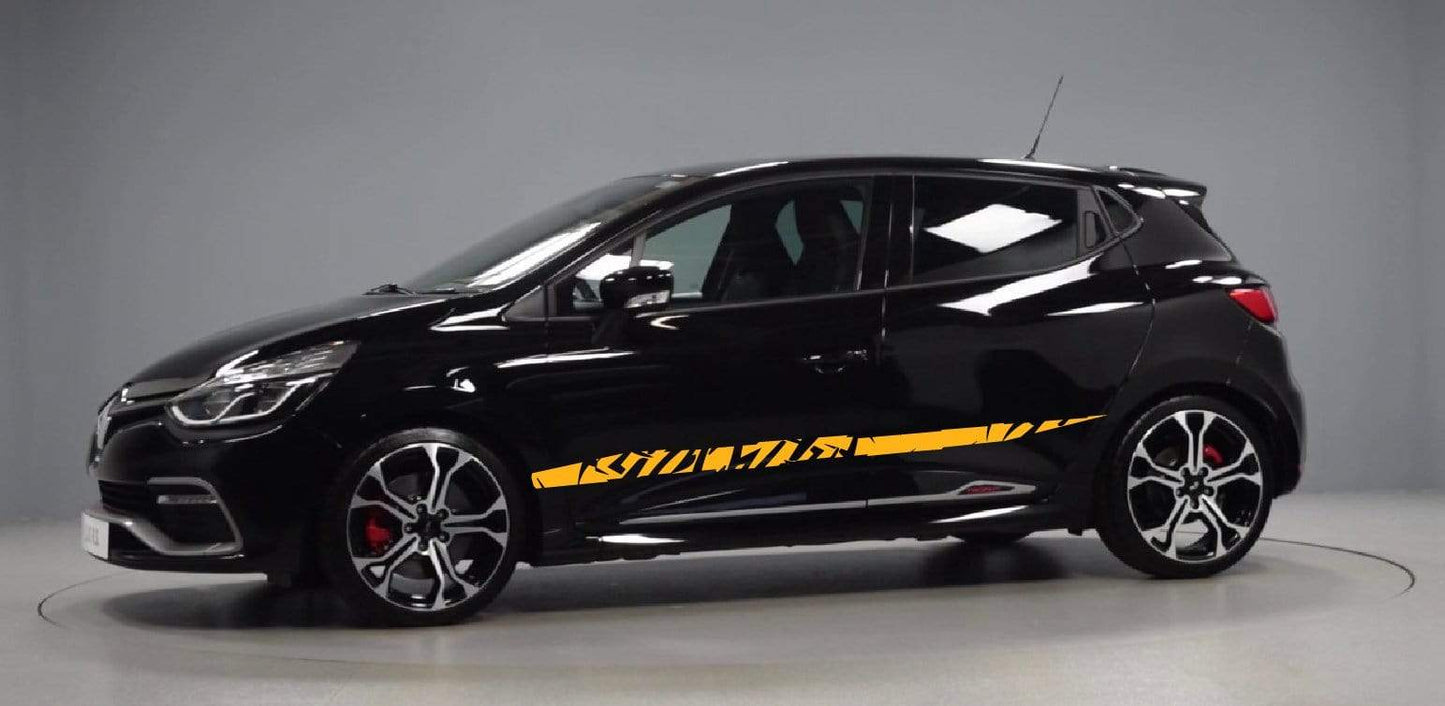 Autocollants graphiques de ligne MODERNE pour Renault Clio renault clio