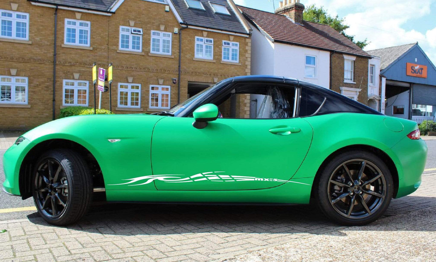 Premium Quality Stickers Compatible With Mazda MX-5 Miata Tribal Line Design