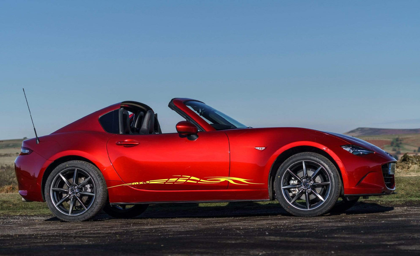 Premium Quality Stickers Compatible With Mazda MX-5 Miata Tribal Line Design