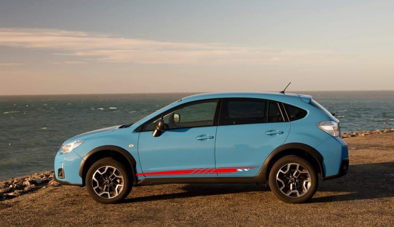 Vinyl Graphics New 2 color Line Design Vinyl decal Stickers Compatible with Subaru XV CAR STICKERS