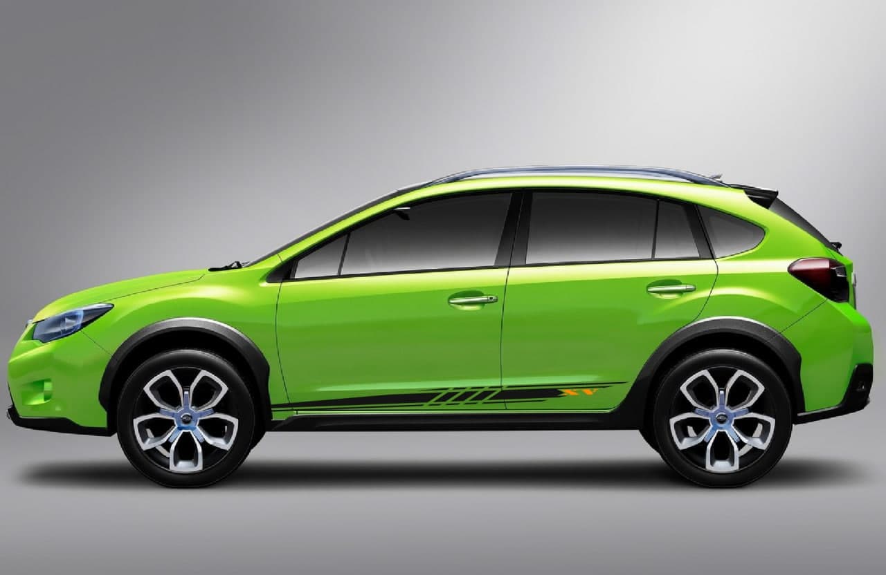 Vinyl Graphics New 2 color Line Design Vinyl decal Stickers Compatible with Subaru XV CAR STICKERS