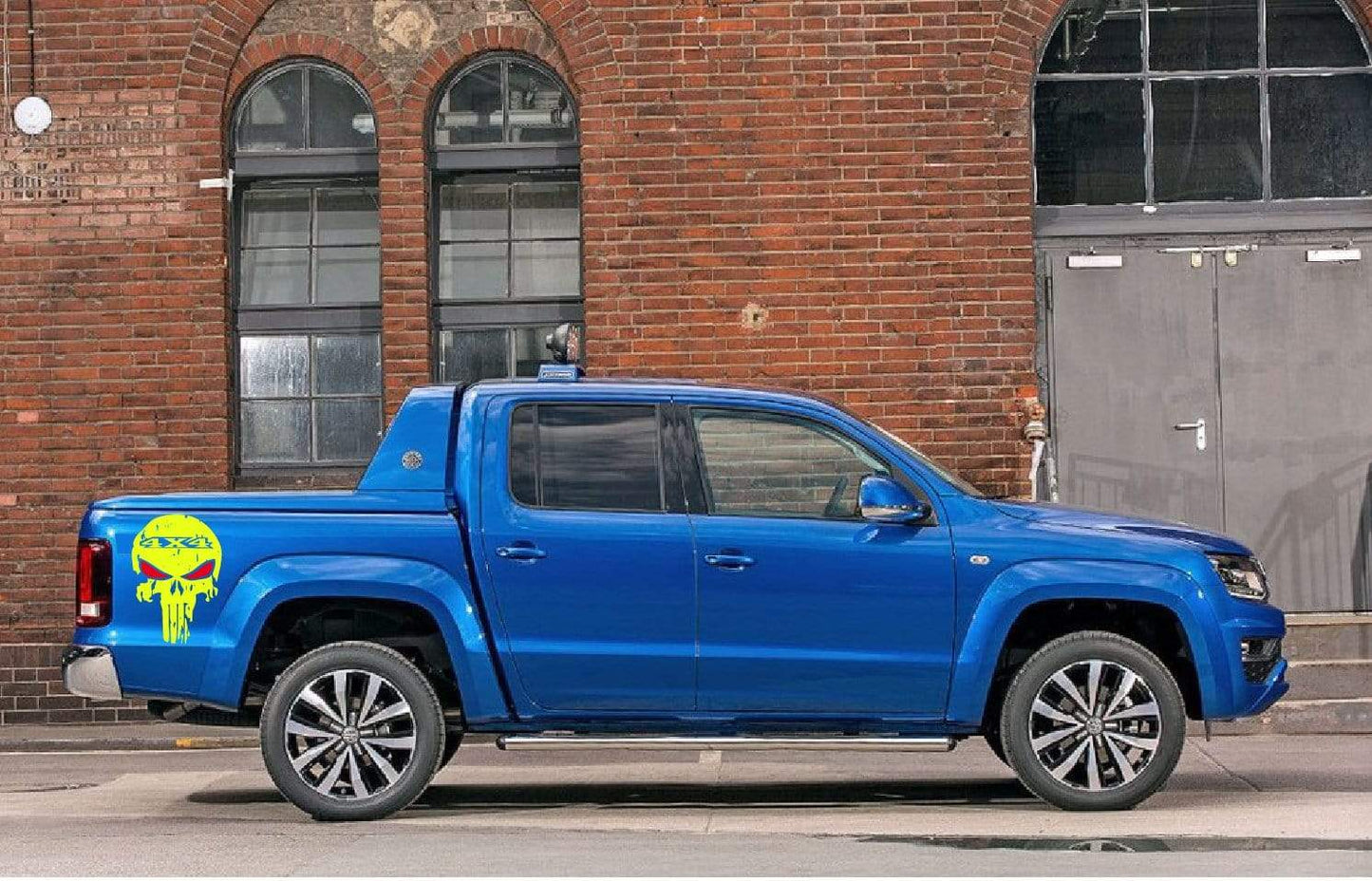 NOUVEAU Graphismes de crâne 2 couleurs pour VW Amarok | Kit de décalcomanies VW Amarok | Décalcomanies VW | Décalcomanies Amarok