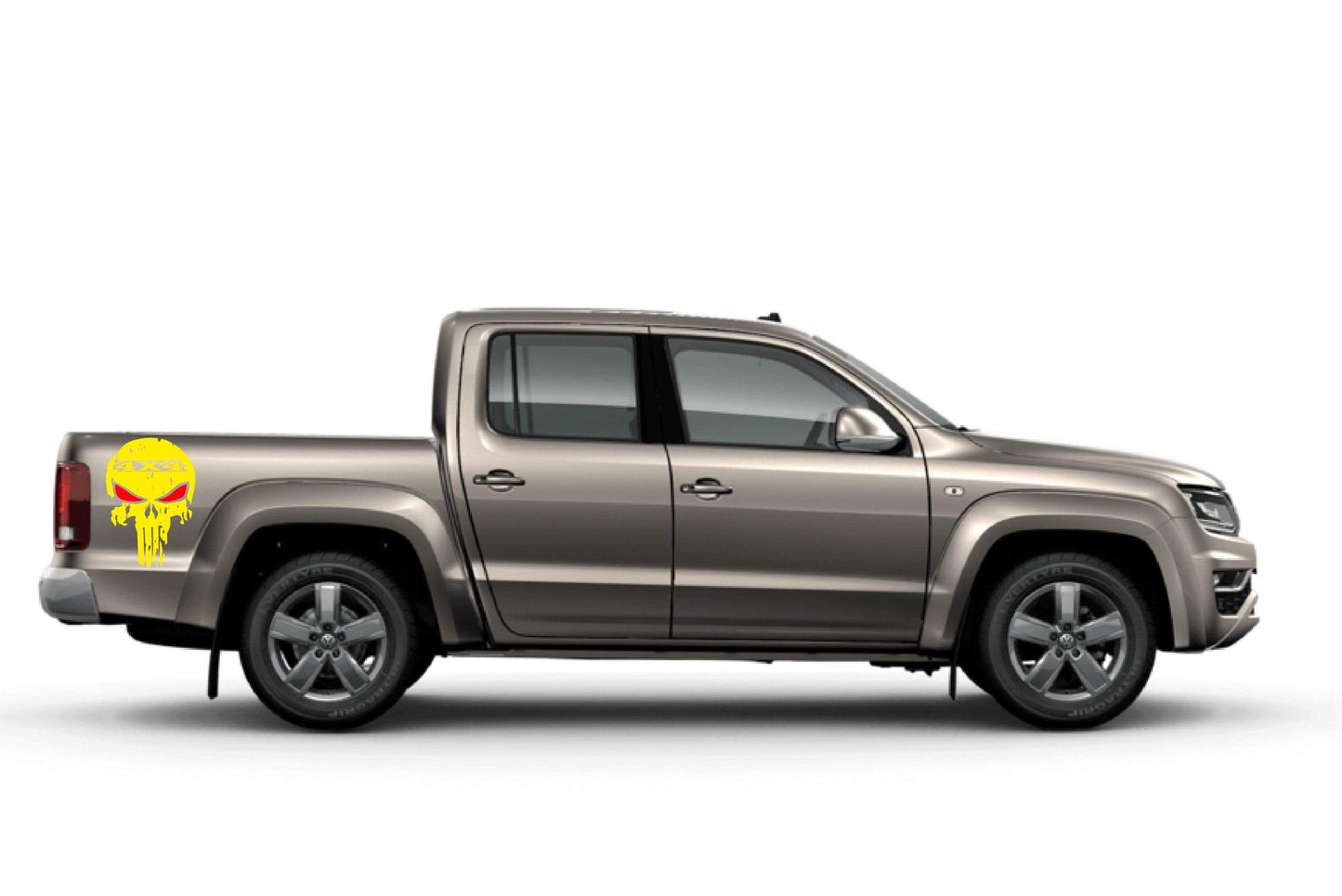 NOUVEAU Graphismes de crâne 2 couleurs pour VW Amarok | Kit de décalcomanies VW Amarok | Décalcomanies VW | Décalcomanies Amarok