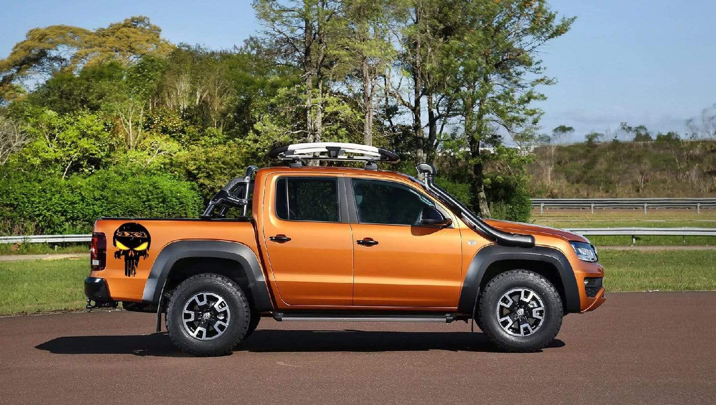 NOUVEAU Graphismes de crâne 2 couleurs pour VW Amarok | Kit de décalcomanies VW Amarok | Décalcomanies VW | Décalcomanies Amarok