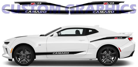 Vinyl Graphics New 4x Design Decal Vinyl Racing Stripe Stickers For Chevrolet Camaro
