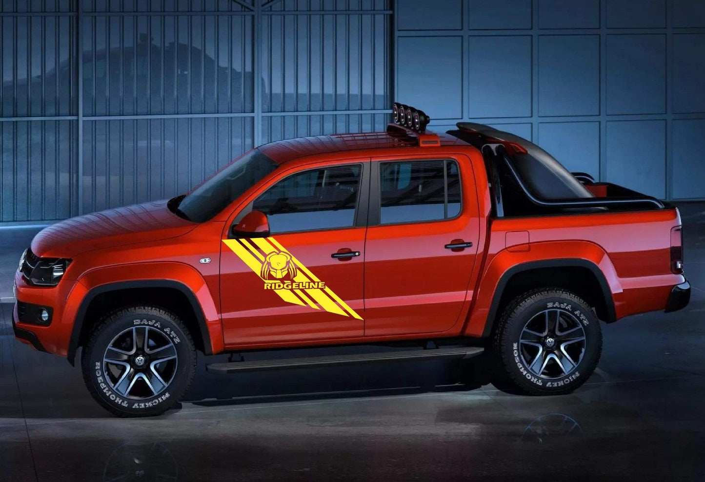 Vinyl Graphics New Alien line Graphics Vinyl Stickers Compatible With Honda Ridgeline