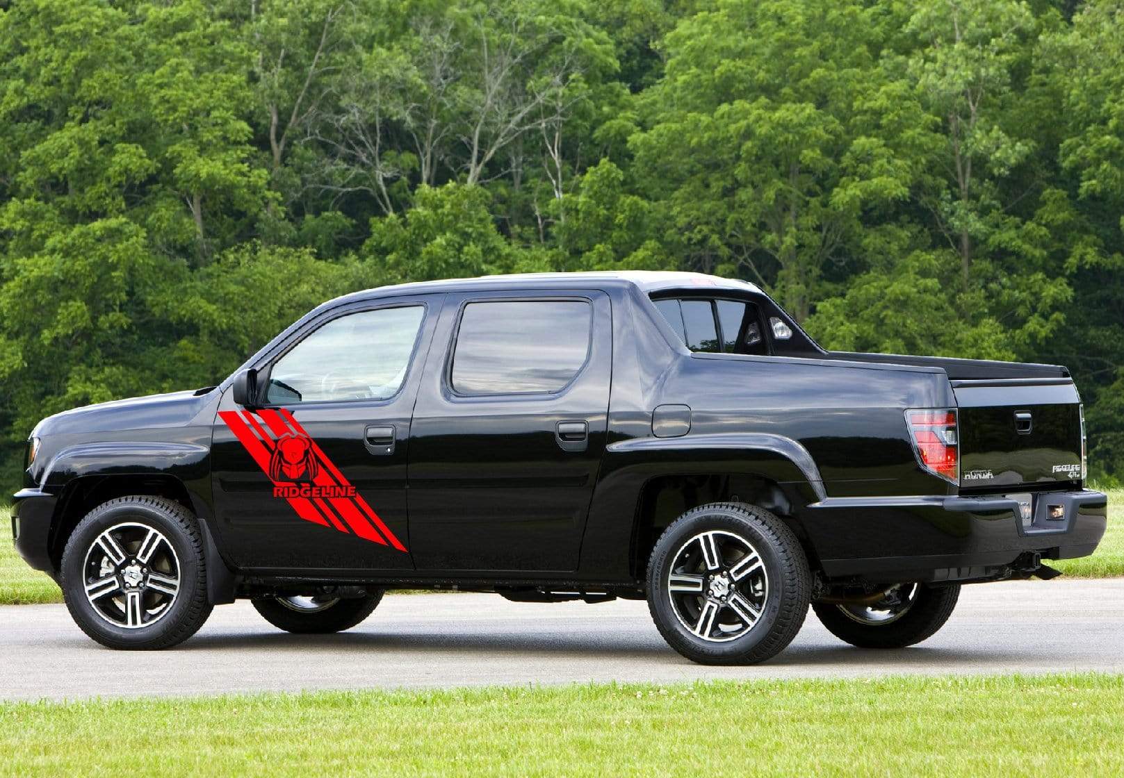 Vinyl Graphics New Alien line Graphics Vinyl Stickers Compatible With Honda Ridgeline