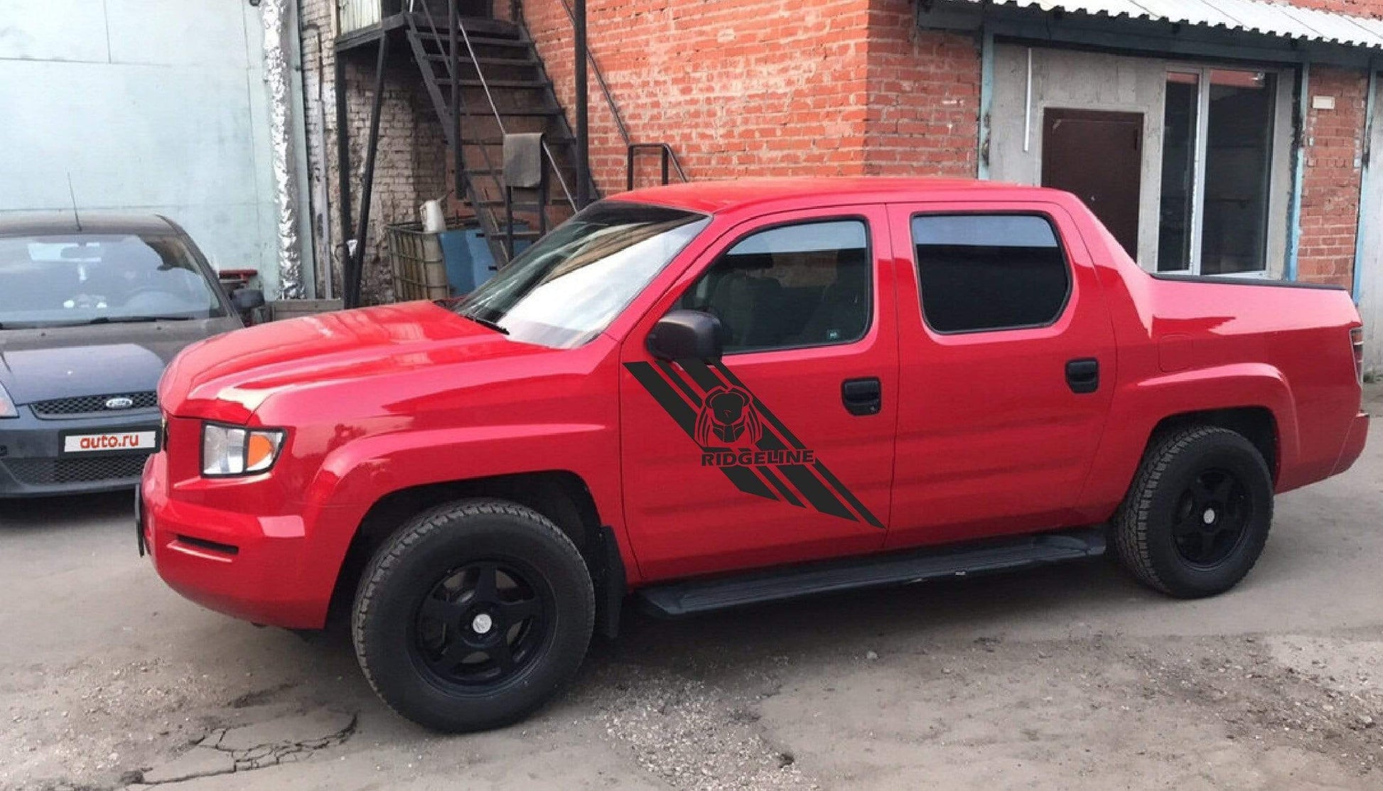 Vinyl Graphics New Alien line Graphics Vinyl Stickers Compatible With Honda Ridgeline