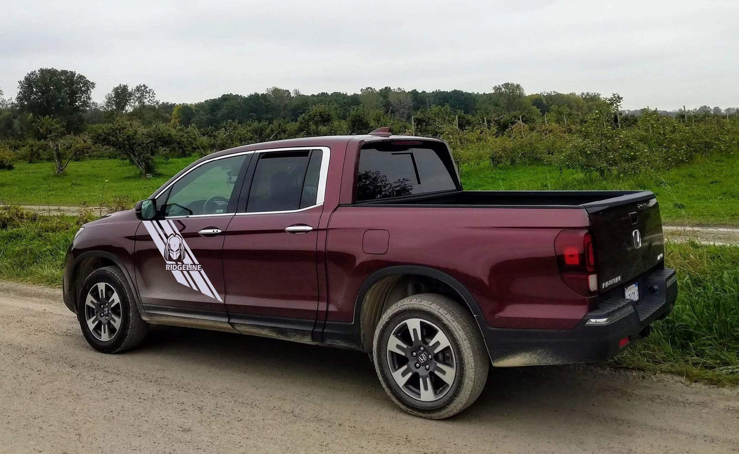 Vinyl Graphics New Alien line Graphics Vinyl Stickers Compatible With Honda Ridgeline