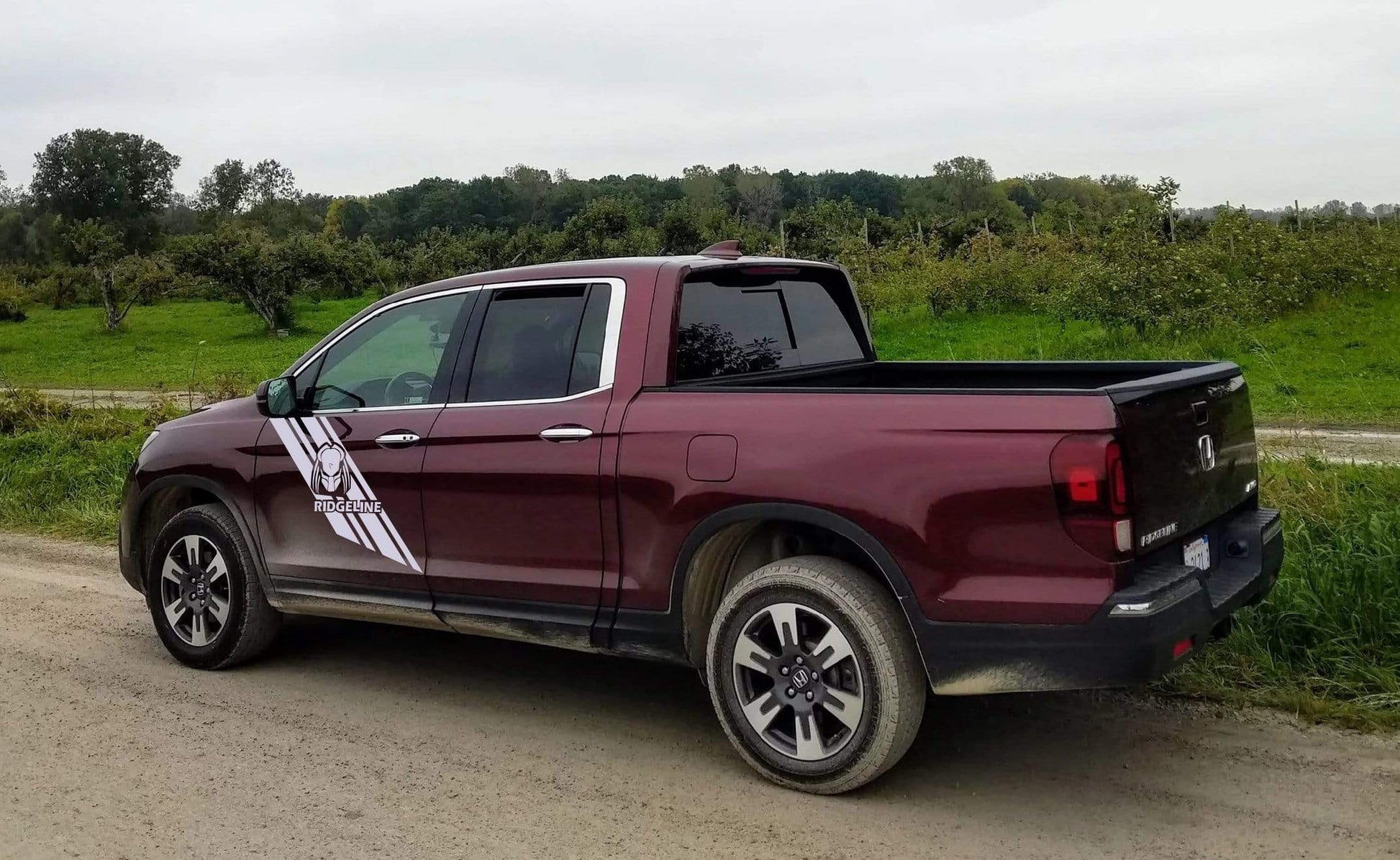 Vinyl Graphics New Alien line Graphics Vinyl Stickers Compatible With Honda Ridgeline