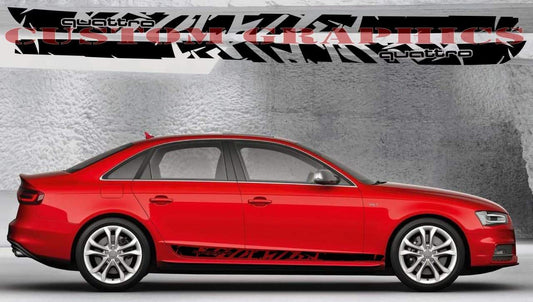 Vinyl Graphics NEW Best Unique Line Design Graphic for Audi S4 A4