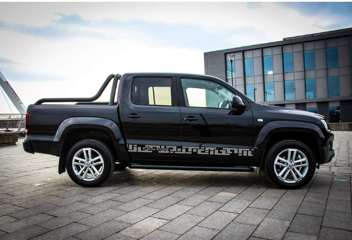 NEW Block Graphics for Volkswagen Amarok | VW Amarok Line Stickers | VW decal kit | Amarok Stickers