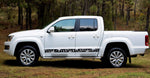 NEW Block Graphics for Volkswagen Amarok | VW Amarok Line Stickers | VW decal kit | Amarok Stickers