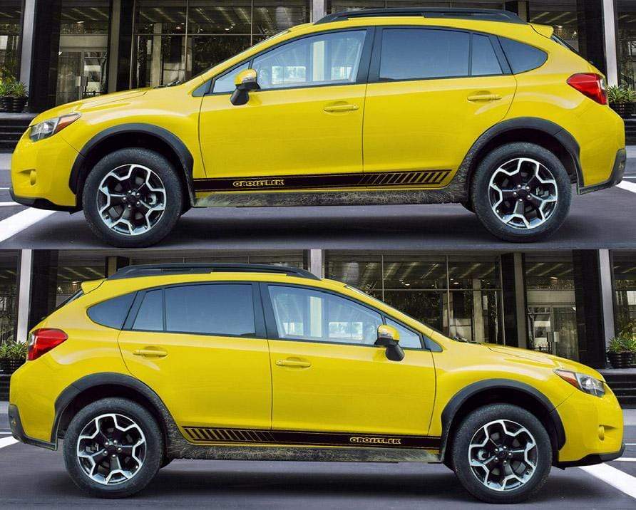 Vinyl Graphics New Classic Design Sticker Vinyl Side Racing Stripes for Subaru Crosstrek