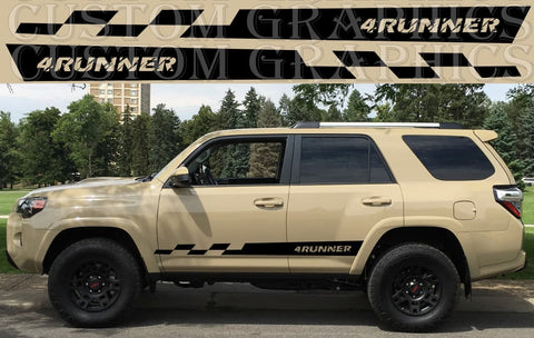 Vinyl Graphics New Classic Design Vinyl Stripes Compatible with Toyota 4Runner TRD-Pro 2022-4X4