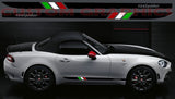 Vinyl Graphics NEW Classic Italian Design Decal Sticker Stripe Stickers Compatible with Fiat Spider 124