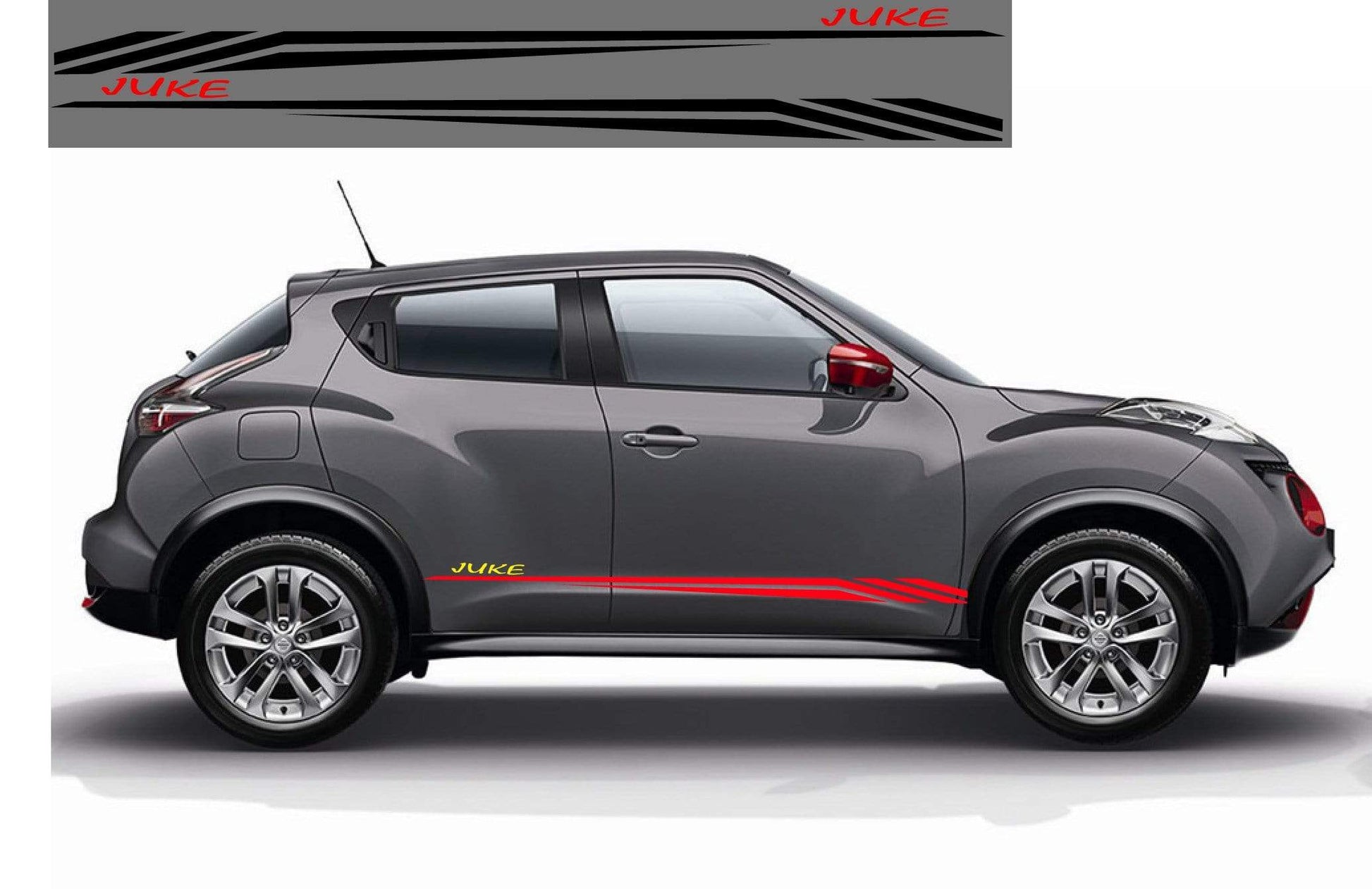 New Premium Design 2 color decals Vinyl Stickers For Nissan Juke
