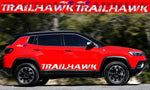 Vinyl Graphics New Design 4x Stickers Vinyl Side Racing Stripes for Jeep Compass