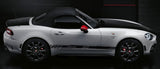 Vinyl Graphics New Design Decal Sticker Stripe Stickers Compatible with Fiat Spider 124