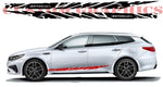 Vinyl Graphics NEW Design Decal Sticker Vinyl Side Racing Stripes Compatible with Kia Optima