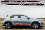 Vinyl Graphics new Design Decal Sticker Vinyl Side Racing Stripes Compatible with Kia XCeed
