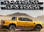 Vinyl Graphics New Design Sticker Side Door Stripe Stickers Compatible With Ford Ranger