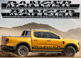 Vinyl Graphics New Design Sticker Side Door Stripe Stickers Compatible With Ford Ranger