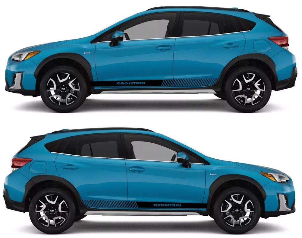 Vinyl Graphics New Design Sticker Vinyl Side Racing Stripes for Subaru Crosstrek