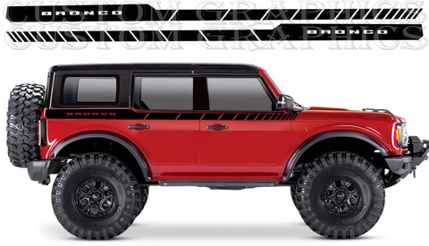 Vinyl Graphics New Design Stickers Decals Compatible With Ford Bronco Traxxas 4 doors