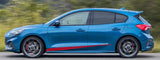 Vinyl Graphics New Figure Design Decal Sticker Vinyl Side Racing Stripes for Ford Focus
