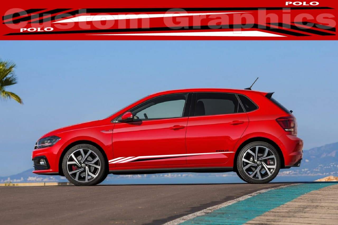 Vinyl Graphics NEW Figure design decal vinyl decal Compatible with VW Polo gift car sticker