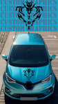 Vinyl Graphics New Hood Decals Design Stickers Decals Stripes Compatible with Renault Zoe