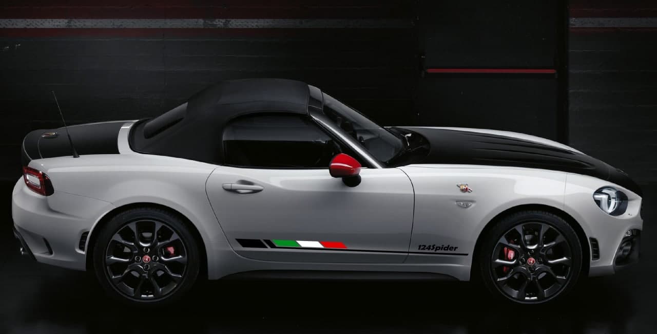 Vinyl Graphics NEW Italian Design Decal Sticker Stripe Stickers Compatible with Fiat Spider 124