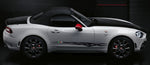 Vinyl Graphics New Italian Flag Design Decal Sticker Stripe Stickers Compatible with Fiat Spider 124