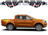 Vinyl Graphics NEW Line Graphic compatible with Nissan Frontier | Car Sticker | Compatible with nissan decal | universal decals stickers