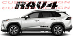 Vinyl Graphics New Logo Graphic Sticker Vinyl Side Racing Stripes Compatible with Toyota Rav4