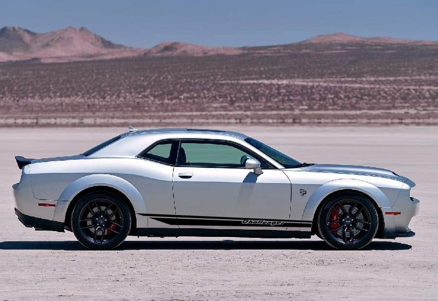 Vinyl Graphics New man Racing Decal Sticker Compatible with Dodge Challenger SRT