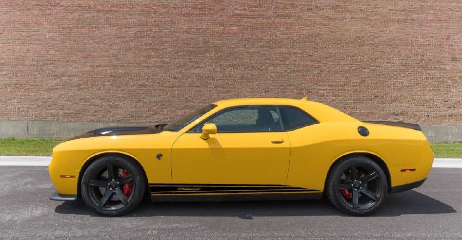 Vinyl Graphics New Racing Decal Sticker Compatible with Dodge Challenger SRT