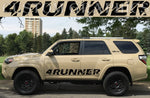 Vinyl Graphics New Style Logo Design Vinyl Stripes Compatible with Toyota 4Runner TRD-Pro 2022-4X4