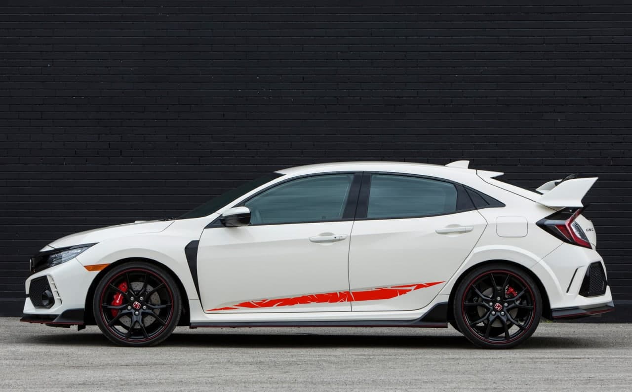 Vinyl Graphics New Unique Graphic Line Stickers Compatible With Honda Civic, All Models Size