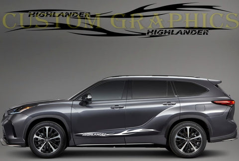 Premium Vinyl Stripes Compatible with Toyota Highlander Tribal Design Sticker Street Auto