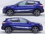 Autocollants de sport en vinyle pour Nissan Qashqai