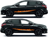 Autocollants de sport en vinyle pour Nissan Qashqai