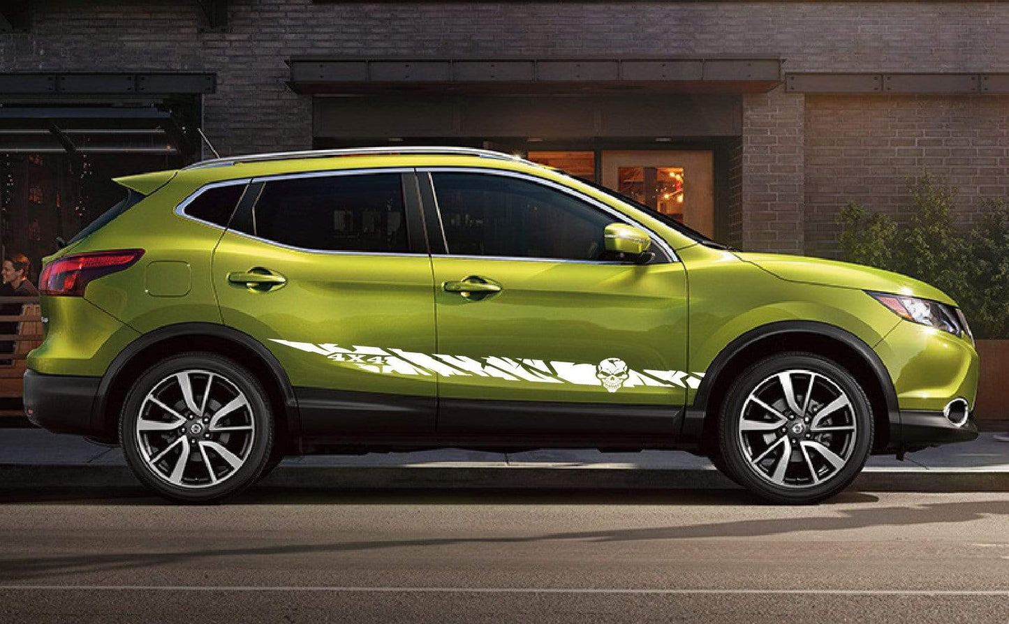 Autocollants de sport en vinyle pour Nissan Qashqai