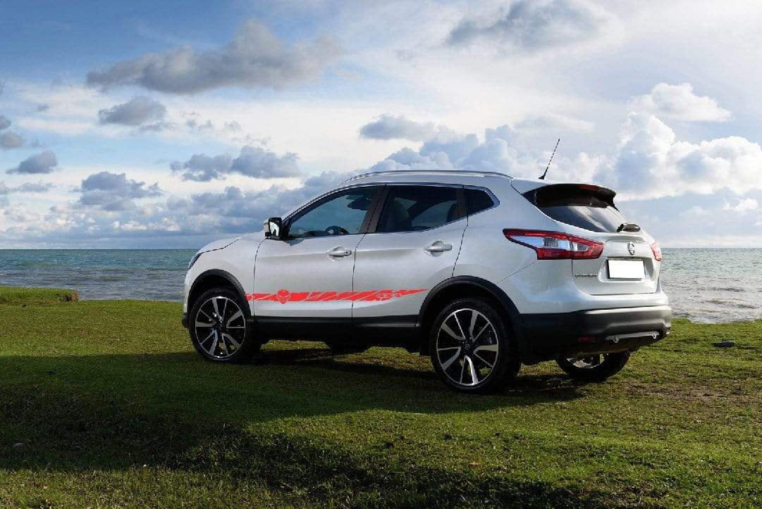 Autocollants de sport en vinyle pour Nissan Qashqai