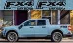 Vinyl Graphics Off Road FX4 Design Stickers Decals Vinyl Graphics Compatible With Ford Maverick