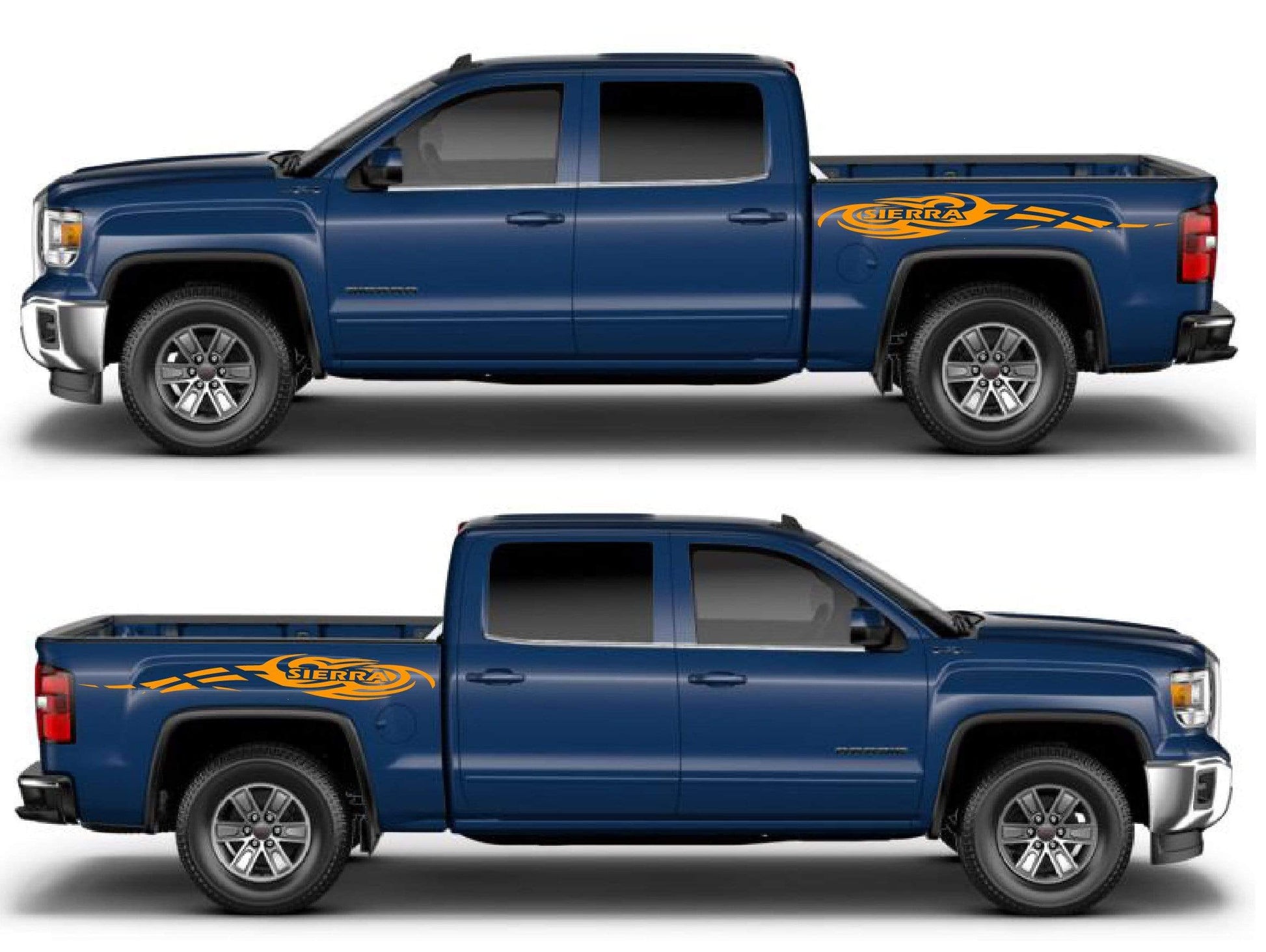 Pair decal Racing stripes for GMC Sierra - Brothers-Graphics