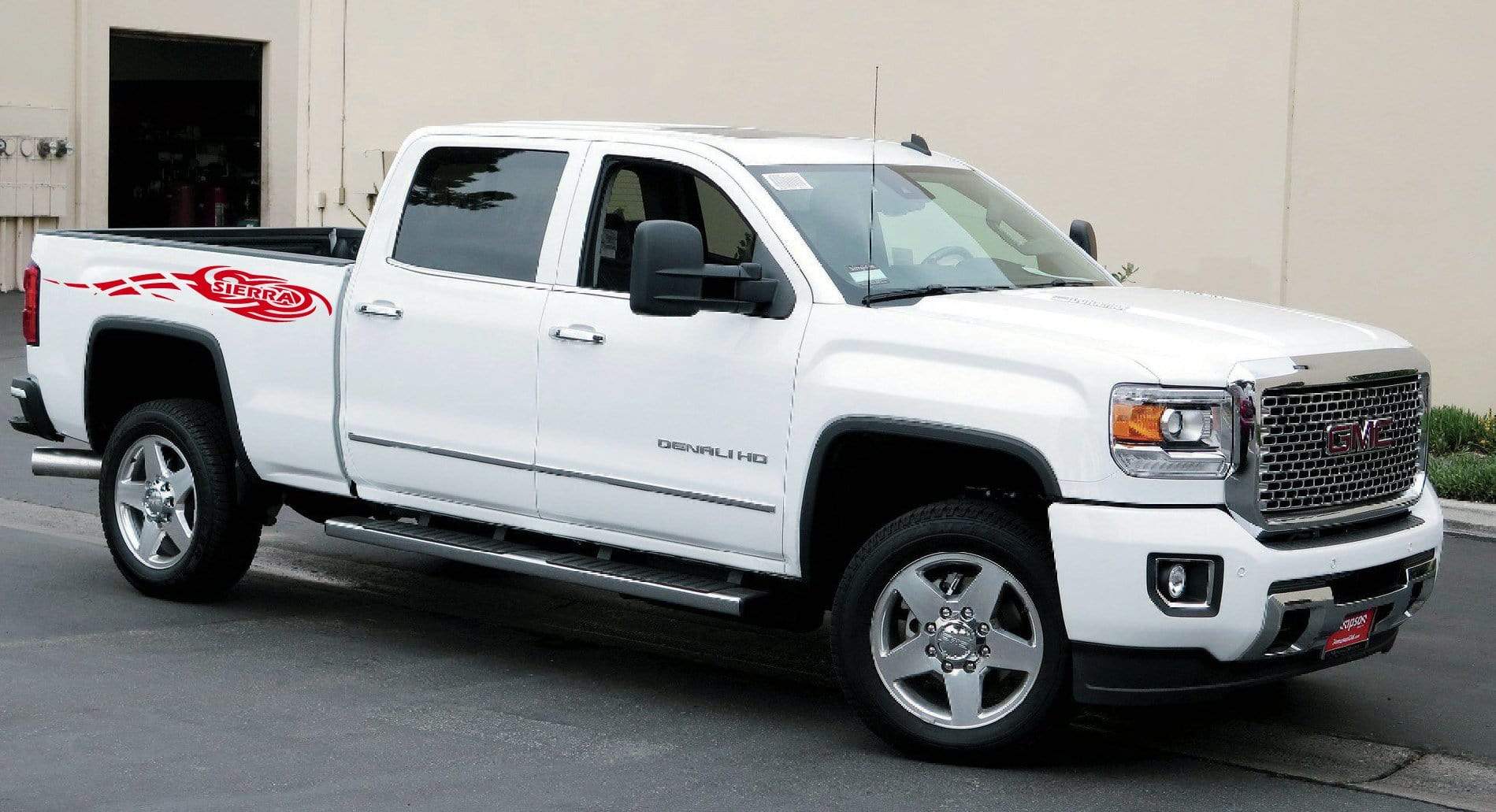 Pair decal Racing stripes for GMC Sierra - Brothers-Graphics