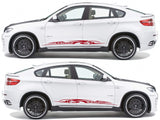 Pair Decal Sticker Vinyl Racing Stripes for bmw BMW X6 - Brothers-Graphics
